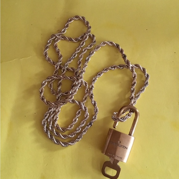 Louis Vuitton Other - Louis Vuitton Gold Padlock‎ Necklace